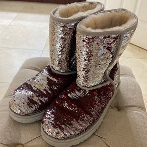 UGG® Australia Classic Short Stellar Sequin
Boots - Leather (For Women)